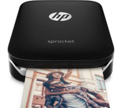 HP Sprocket Mobile Photo Printer - Black